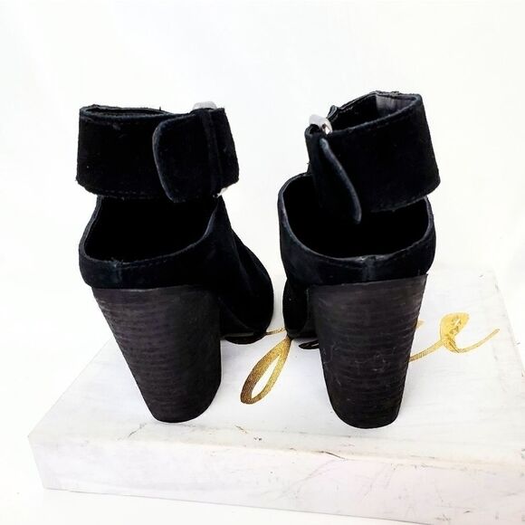 Carlos Hawthorne Leather Suede Ankle Boots - Picture 4 of 8